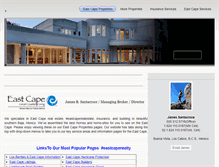 Tablet Screenshot of eastcapeinbaja.com